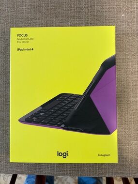 Logitech Focus Keyboard Case for iPad mini 4 — Purple and Black